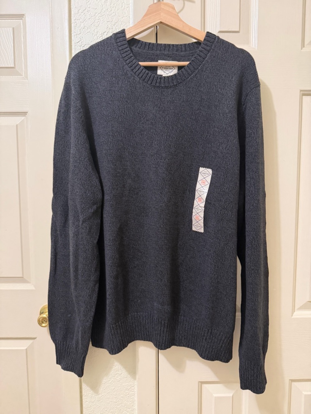 St. John's Bay Men's Charcoal Crewneck Sweater